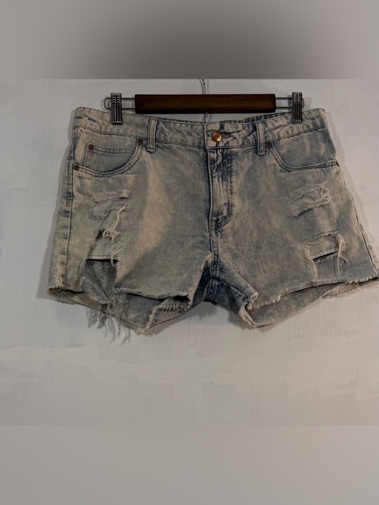 Rusty Pants - Rusty Distressed Light Blue Jean Shorts